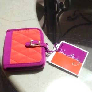 Vera Bradley Cards and Cuties Magenta/Spice  Microfiber New With Tag